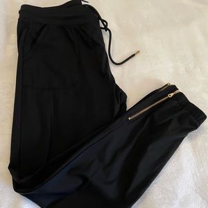 Navy zipper joggers Zyia